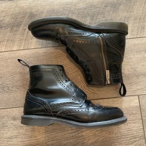 DR. MARTENS Black Oxford Chelsea Boots size 9 / 41
